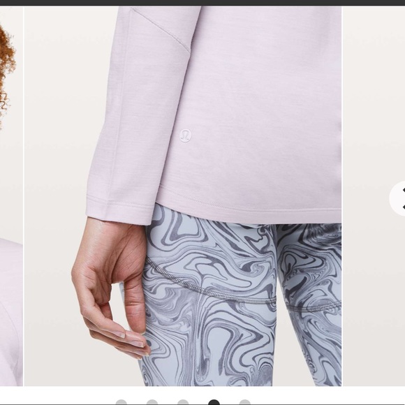 NWT - Lululemon Lab - Women's Gami Long Sleeve - Color: Smooth Silver - Size: 8 - Picture 15 of 15